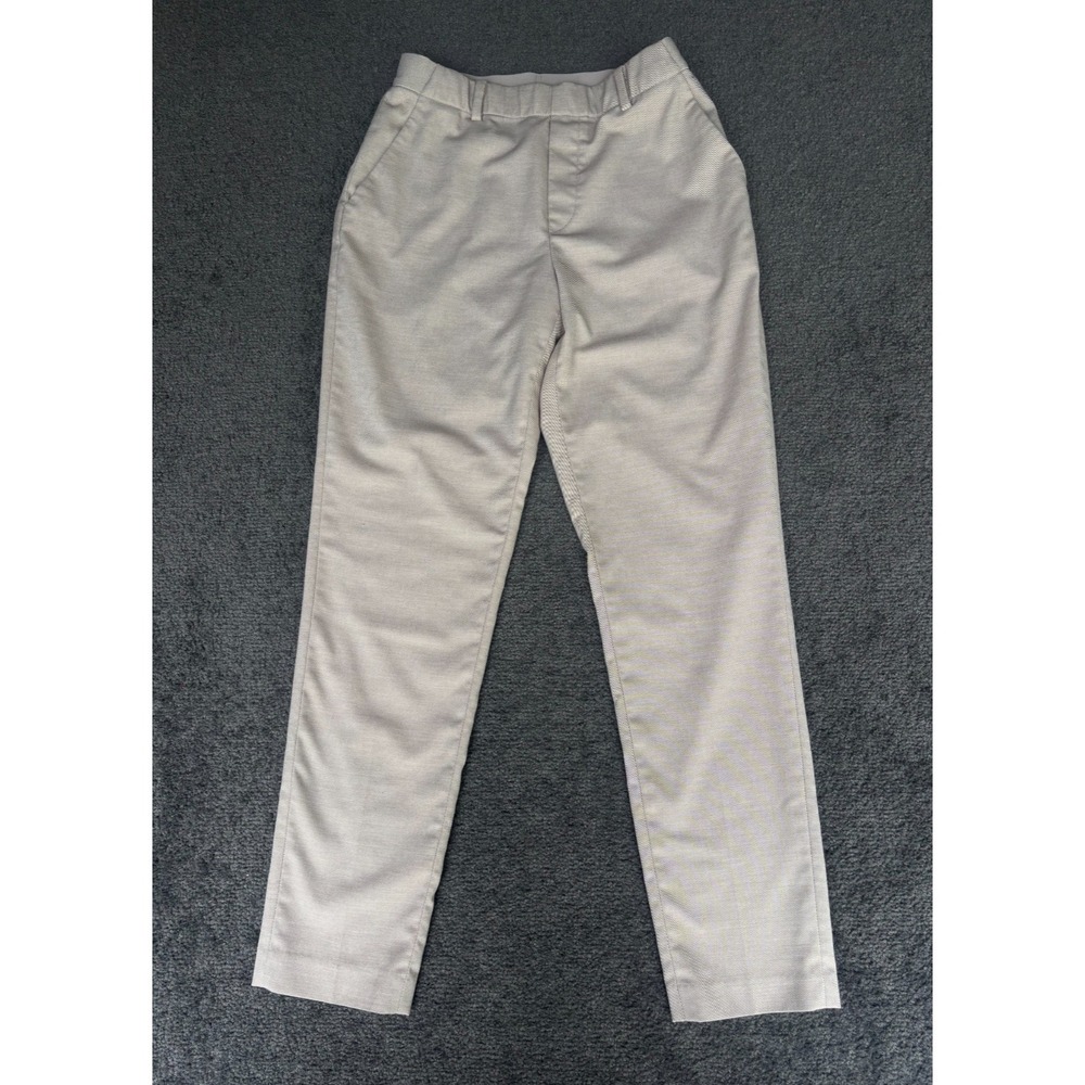 Uniqlo‎ Dress Pants Women's Size 8 Beige Polyester Stretch Classic Formal